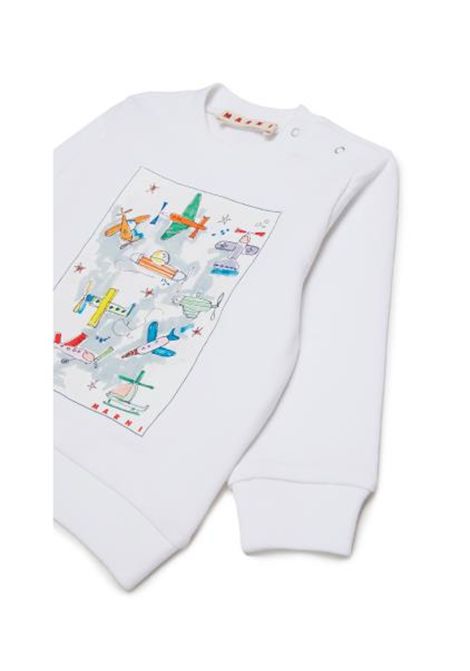 Felpa con logo MARNI KIDS | M01890 M00SH0M100
